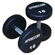 Фиксированные гантели в уретане PRECOR New 14 кг, черный PRECOR FM\UPD-N-14KG\00-00-00