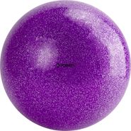 Мяч для художественной гимнастики "TORRES", арт.AGP-15-04, диам. 15см, ПВХ, фиолетовый с блестками TORRES AGP-15-04