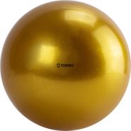 Мяч для художественной гимнастики однотонный "TORRES", арт.AG-15-10,  диам. 15 см, ПВХ, золотистый TORRES AG-15-10