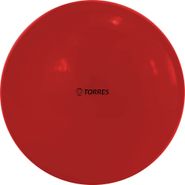Мяч для художественной гимнастики однотонный "TORRES", арт.AG-19-03,  диам. 19 см, ПВХ, красный MADE IN RUSSIA AG-19-03