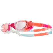 Очки для плав. подр. TYR Vesi Tie Dye Junior, арт.LGVSITD-667, РОЗОВЫЕ линзы, мультиколор опр. Junior TYR LGVSITD-667