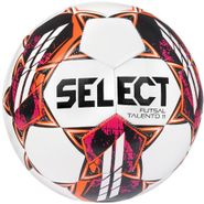 Мяч футзал. SELECT Futsal Talento 11 V22, 1061460006, р.Jr, 32п, ТПУ, маш.сш, бел-фиоле-оран Junior SELECT 1061460006