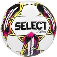Мяч футзал. SELECT Futsal Talento 9 V22, 1060460005, р.2, 32п, ТПУ, маш.сш, бел-жел-фиолет-чер 2 SELECT 1060460005