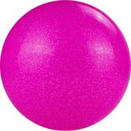 Мяч для художественной гимнастики TORRES, AGP-19-10, диам. 19 см, ПВХ, розовый с блестками TORRES AGP-19-10