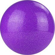 Мяч для художественной гимнастики TORRES, AGP-15-08, диам. 15 см, ПВХ, лиловый с блестками TORRES AGP-15-08