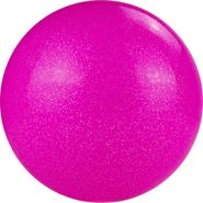 Мяч для художественной гимнастики TORRES, AGP-15-09, диам. 15 см, ПВХ, розовый с блестками TORRES AGP-15-09