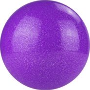 Мяч для художественной гимнастики TORRES, AGP-19-09, диам. 19см, ПВХ, лиловый с блестками TORRES AGP-19-09
