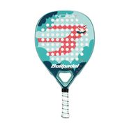 Ракетка для падела BULLPADEL Indiga Jr Girl 26, 494423, для начинающих, стекловолокно, бирюз-оранж Junior