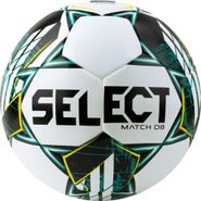 Мяч футб. SELECT Match DВ V23, 0575360004,р.5, FIFA Basic, 32п, ПУ, гибр.сш., бело-зелено-черн 5 SELECT 0575360004