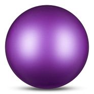 Мяч для художественной гимнастики INDIGO IN315-VI 15 см, ПВХ, фиолетовый металлик