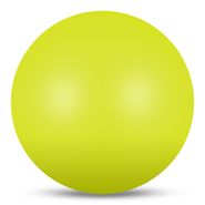 Мяч для художественной гимнастики INDIGO IN329-LI 19 см, ПВХ, лимонный металлик