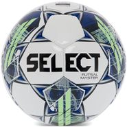 Мяч футзал. SELECT Futsal Master, 1043460004, р.4, Basic, 32п,ПУ, руч.сш, бело-сине-зеленый 4 SELECT 1043460004
