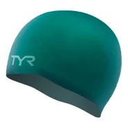 Шапочка для плавания TYR Wrinkle Free Silicone Cap, LCS-342, ЗЕЛЕНЫЙ, силикон Senior