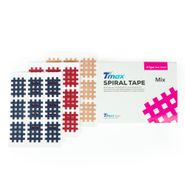 Кросс-тейп Tmax Spiral Tape Type Mix A (20 листов), арт. 423731, 3 цвета; синий, красный, телесный TMAX 423731