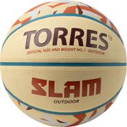 Мяч баскетбольный TORRES Slam B023147 резина размер 7