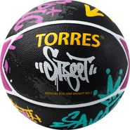 Мяч баскетбольный TORRES Street B023107 резина размер 7