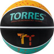 Мяч баскетбольный TORRES TT B023157 резина размер 7