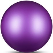 Мяч для художественной гимнастики INDIGO, IN367-VI, диам. 17 см, ПВХ, фиолетовая металлик INDIGO IN367-VI