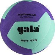 Мяч вол. GALA Soft 170, 12, BV5685SCF, р. 5, синт. кожа TPE, клееный, бут. кам, зелено-фиолетовый 5 GALA BV5685SCF