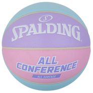 Мяч баск. SPALDING All Conference р.6, 77065, композит, голубо-розовый 6 SPALDING 77065