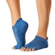 Нескользящие носки с полупальцами TOESOX Low Rise Tec размер M, цвет Черный ToeSox TT\S01926EVO\EV-OM-SE