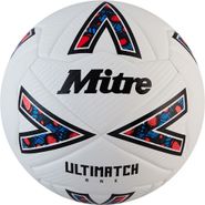 Мяч футб. MITRE Ultimatch One 24, 5-B01789C29, р.4, 24 пан.ТПУ, термосшивка, бело-черный 4 MITRE 5-B01789C29
