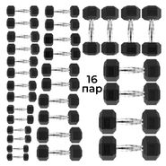 Гантельный ряд DFC от 1 кг до 25 кг DFC DB001-1_25