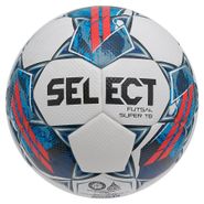 Мяч футзал. SELECT Futsal Super TB 3613460003,р.4, FIFA Quality Pro, 32п,ПУ, термосш,бело-сине-красн 4 SELECT 3613460003