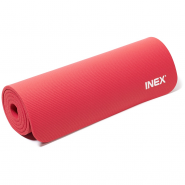 Гимнастический коврик INEX 180 х 60 х 1 см, красный, термопленка и листовка INEX IN\RP-NBRM180\18-RD-RP