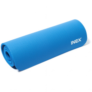 Гимнастический коврик INEX 180 х 60 х 1 см синий RP-NBRM180