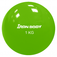 Медбол Iron Body 1792EG-2 1 кг 345291