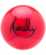 Мяч для художественной гимнастики Amely AGB-301 15 см красный УТ-00019924