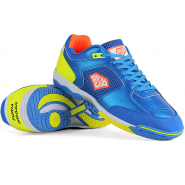 полуботинки кроссовые Inferno indoor 180321 blue/yellow AS4 370072