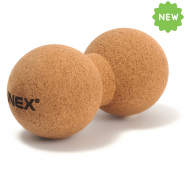 Сдвоенный массажный мяч INEX Peanut Cork Ball 16 х 8 см, пробка