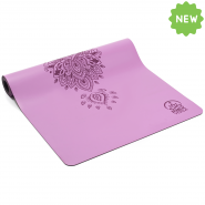 Коврик для йоги INEX Yoga PU Mat полиуретан c гравировкой 185 x 68 x 0,4 см, фиолетовый, NEW INEX HG\PUMAT-PR158\18-68-04