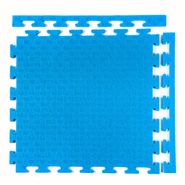 Маты - пазлы для фитнесса и тренажеров, 1 элемент синий 1901