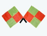 Флажки судейские в чехле. Размер 35х35 см. :(BQ3805): 19640