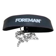 Узкий пояс для отягощений FOREMAN ширина 11,5 см, цепь 100 см, черный FOREMAN AS\OS-0333-13\00-00-00