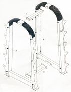 Подставка под 10 грифов GM 1GM3060