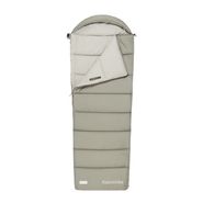 Спальный мешок Naturehike CNK2350WS023 MS300 с капюшоном, зеленый, молния справа
