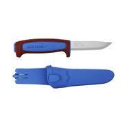 Нож Morakniv Basic 511 лимитированный 2025 углеродистая сталь, пласт. ручка (красная) синяя вставка Morakniv 14501
