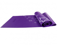 Коврик для йоги STAR FIT FM-102 PVC с рисунком, фиолетовый УТ-00008842