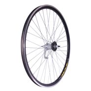 Колесо 24" заднее, обод двойной алюм. б/пист. чёрный,втулка тормозная ВЕЛООЛИМП ZVO21338