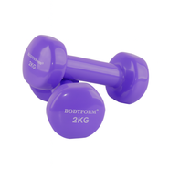 Гантель виниловая BF-DV01-X2 (2шт) (1 кг ) BODY Form BF-DV01