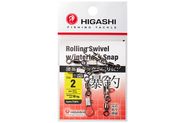 Карабин с вертлюгом HIGASHI Rolling Swivel w/Interlock Snap #2