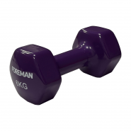 Виниловые гантели для аэробики FOREMAN IVD-KG 6 кг, пара, фиолетовый FOREMAN FM\IVD-6KG\PR-06-00
