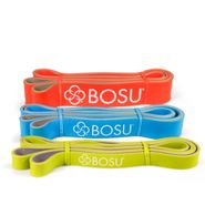Ленточный амортизатор BOSU Resistance Band среднее сопротивление, 20-45 кг, ширина 3,17 см, синий BOSU HF\72-6911\BL-MD-00