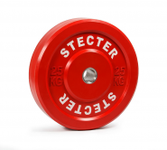 Каучуковый тренировочный диск 25 кг (красный) 2195