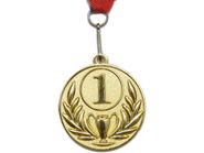 Медаль спортивная с лентой 1 место d - 5 см: FF-1 FF-509-1 22119