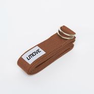 Ремень для йоги UMOVE Yoga Stretching Strap 240 см, кофейный UMOVE HG\YS24-CB\00-00-00